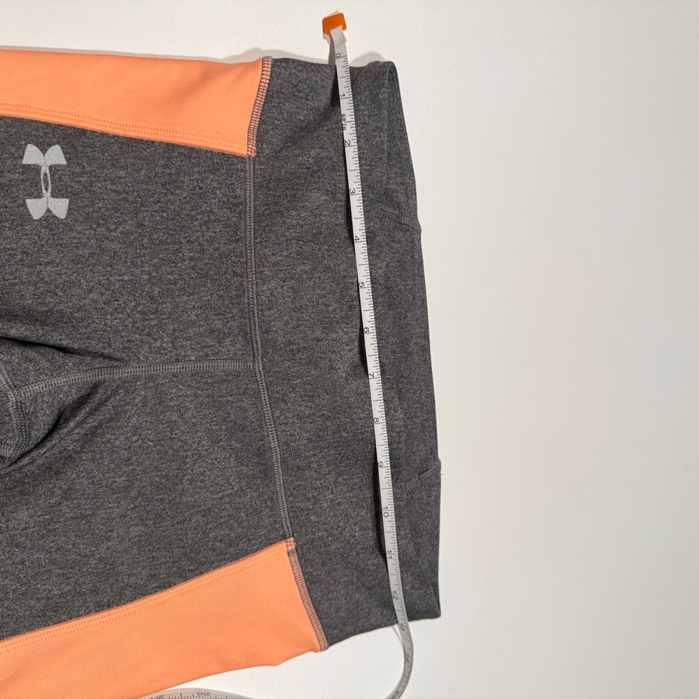 Under Armour Women's Charcoal‎ and Orange Leggings Size Small - Picture 13 of 15